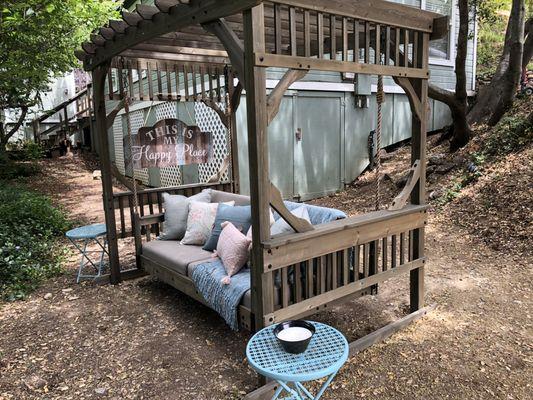 Come swing with us. Relax under the stars with your friends and family.