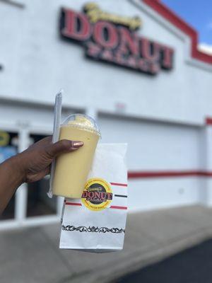 Mango Peach smoothie
