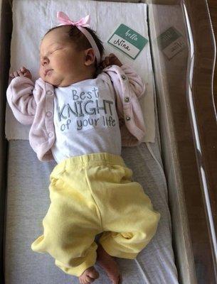 Thanks Creative Embroidery for this adorable onesie!