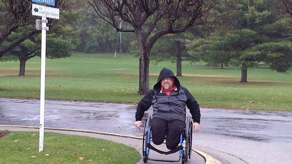 The trail itself was wheelchair friendly and safe.