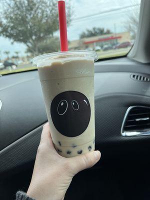 Chai Tea Boba Milkshake. Absolutely amazing