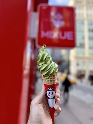 Matcha soft serve