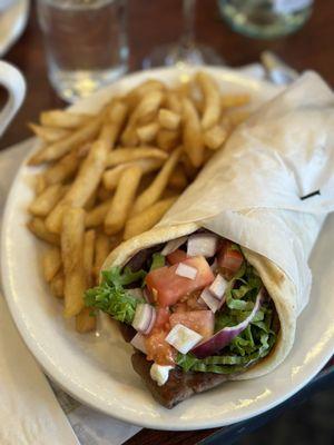 Authentic Greek Gyro Sandwich