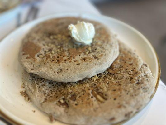 Banana walnut pancakes