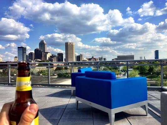 Rooftop looking south.