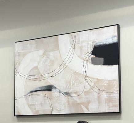 Art on the wall.. waiting area