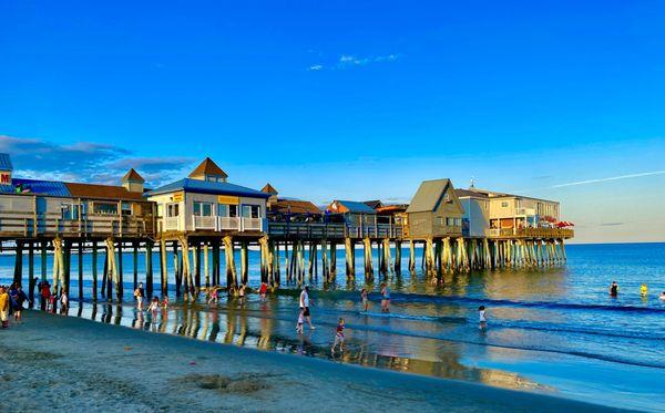 On location in Old Orchard Beach, Maine.