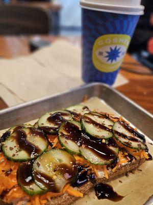 Kicking Goat Whip and a hot drink