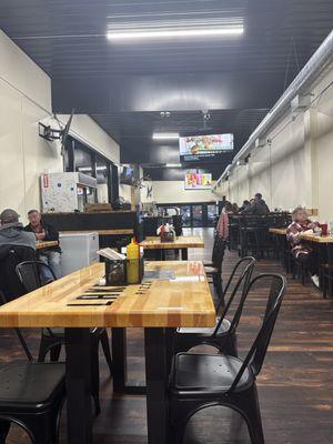 Inside of restaurant