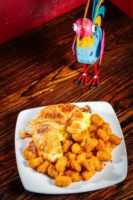 Rooster’s Breakfast and Mimosas