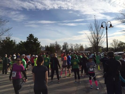 Lining up to start, 2015