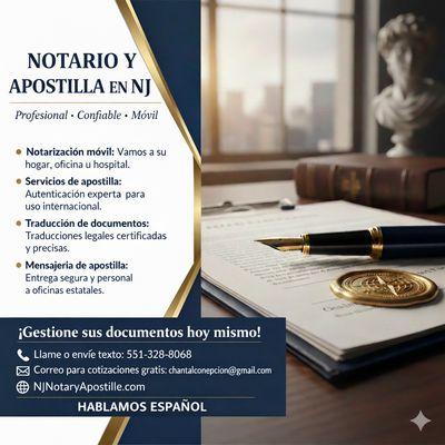 Nj Notary & Apostille