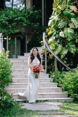 Amazing dress bought at "Ever After Bridal" and alternations by suanne and she did such an an amazing job altering my wedding dress!