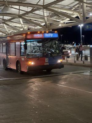 Fooled you! No Avis shuttle!