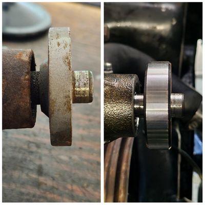 Notice the size difference causing the issue