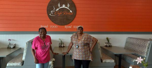 AA&B Staff having lunch at Cafe Rivkah on Roswell Rd in Marietta.