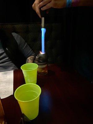 Smoked Manhattan in the works