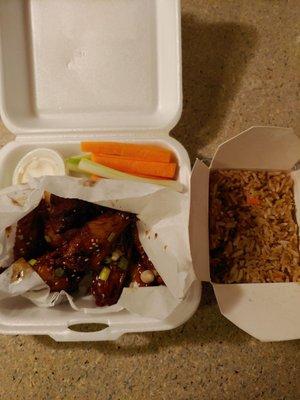 Wong's Riverside Wings and Rice