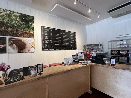 Chocolate shop for purchases