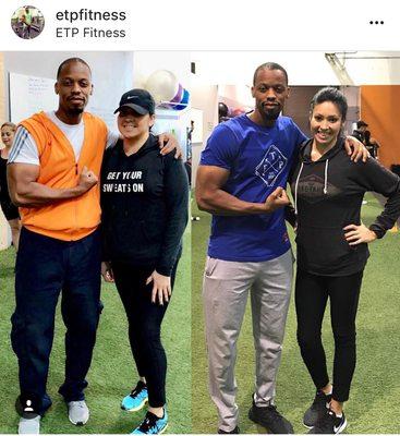 Before and after. Love changing people lives