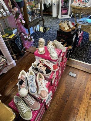 A beautiful selection of very reasonably priced shoes