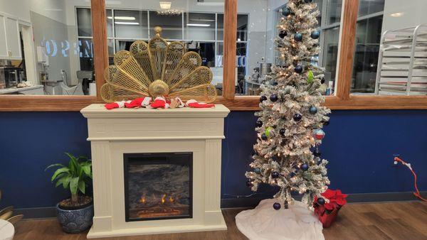 Very homey eating area