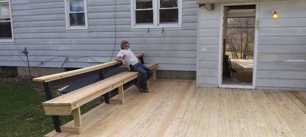 Replaced deck
