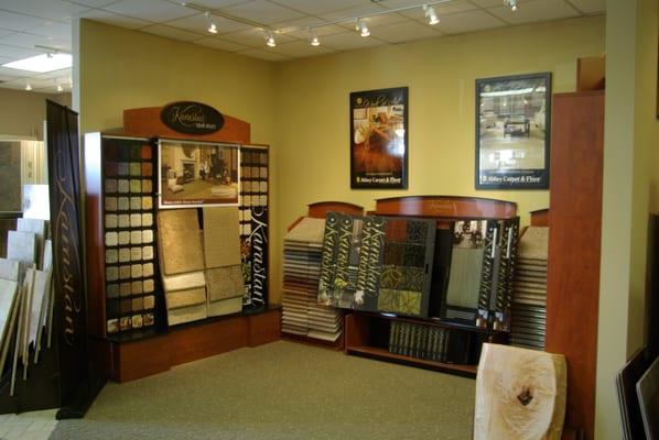 We offer a full array of luxurious Karastan carpets.