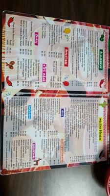 Inside menu
