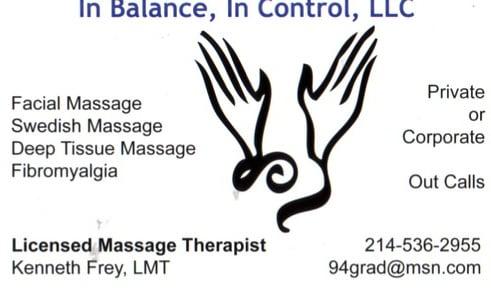 In Balance In Control