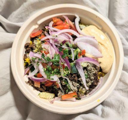 Steak Stawerma Bowl (Ubereats Order)