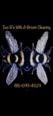 Two B's With A Broom Cleaning