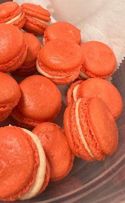 Strawberry Buttercream Macarons