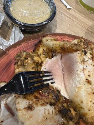 Roasted Chicken undercooked also