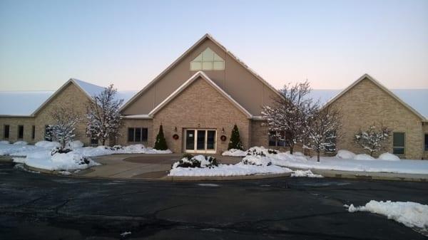 Amid the world's bleak wilderness. A vineyard grows with promise green, the planting of the Lord himself.