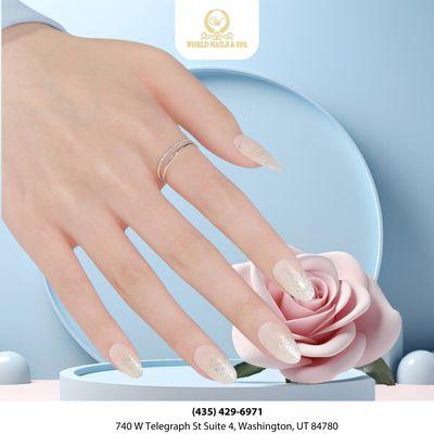 Sun-kissed nails are the perfect accessory for summer.
 Book your appointment for sunkissed nails today!