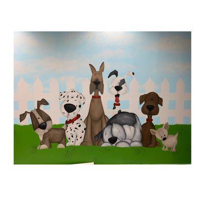 My beautiful mural that's painted on the wall