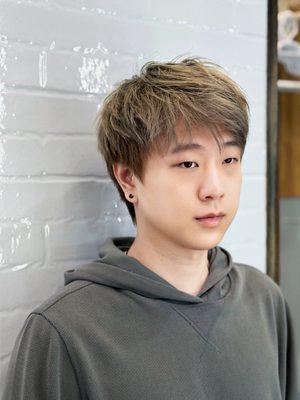 Men's hair color by StylistZhen