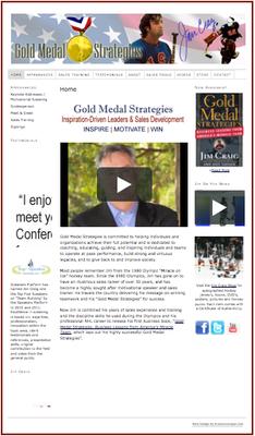 Jim Craig Business Strategies consultant, motivational speaker and Olympic Gold Medal Winner WordPress website