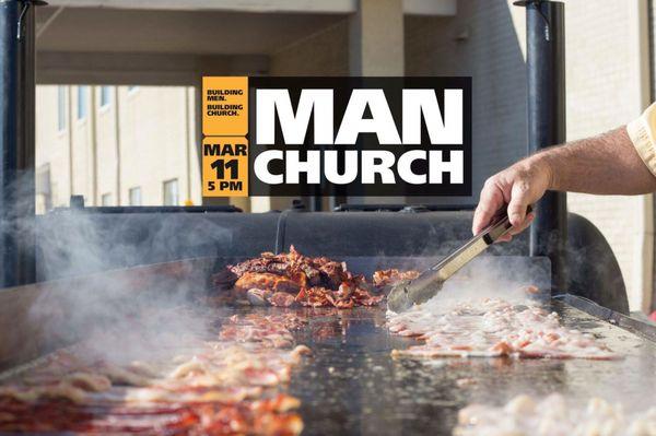 Hamburgers + Bacon = Man Church
