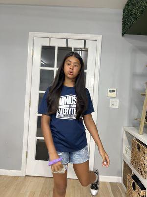 Tween with a fresh cut!