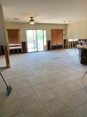 Water/ flood restoration