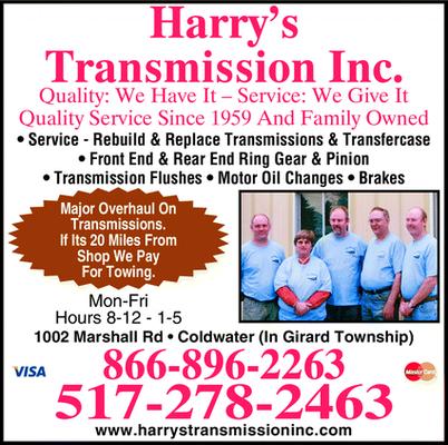 Harry's Transmission