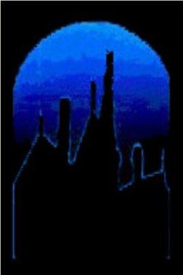 Spooky version of Antoinette's Haunted History Tours logo.