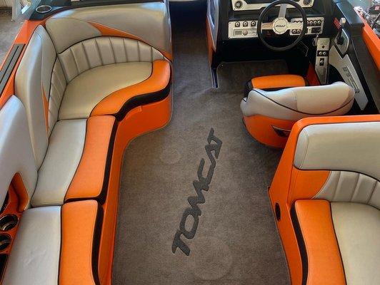 Interior carpet extraction and leather conditioner