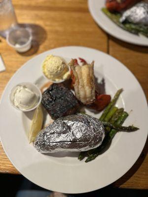 December special steak and lobster