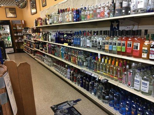 Wonderful Liqueurs & Vodkas are in plentiful supply at Lotsa Liquors