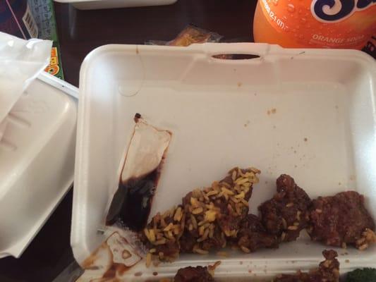 That's the hair I found in my food. Going to call the health department.