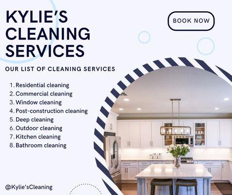 Kylie’s Cleaning Services