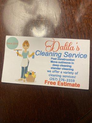 Dalila’s Cleaning Service
